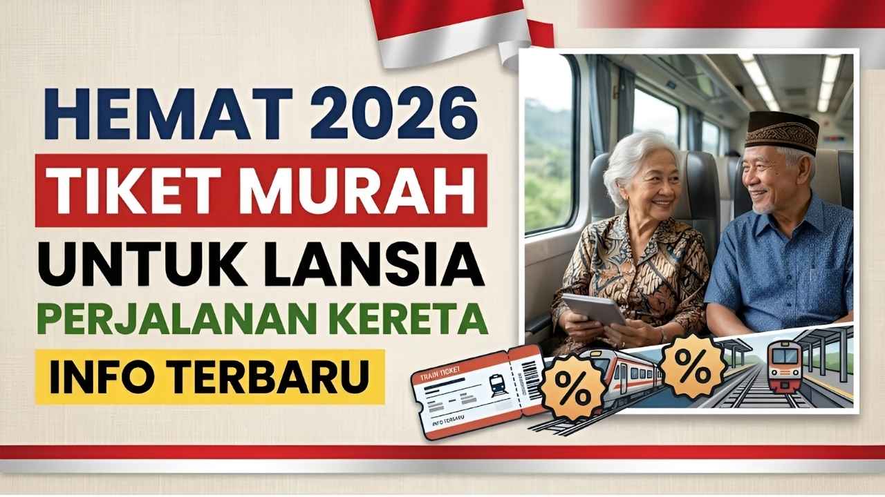 Panduan Lengkap Perjalanan Kereta Murah 2026 untuk Lansia di Indonesia Hemat dan Nyaman