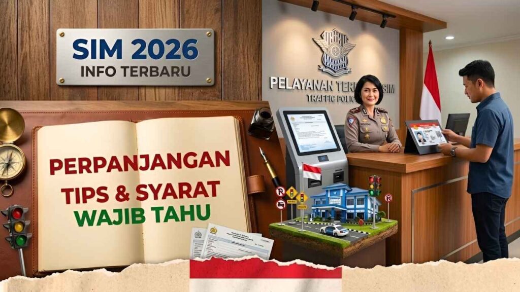 Perpanjangan SIM Hilang Tahun 2026 Informasi Resmi Pemerintah Dokumen Wajib dan Cara Mengurus di Indonesia