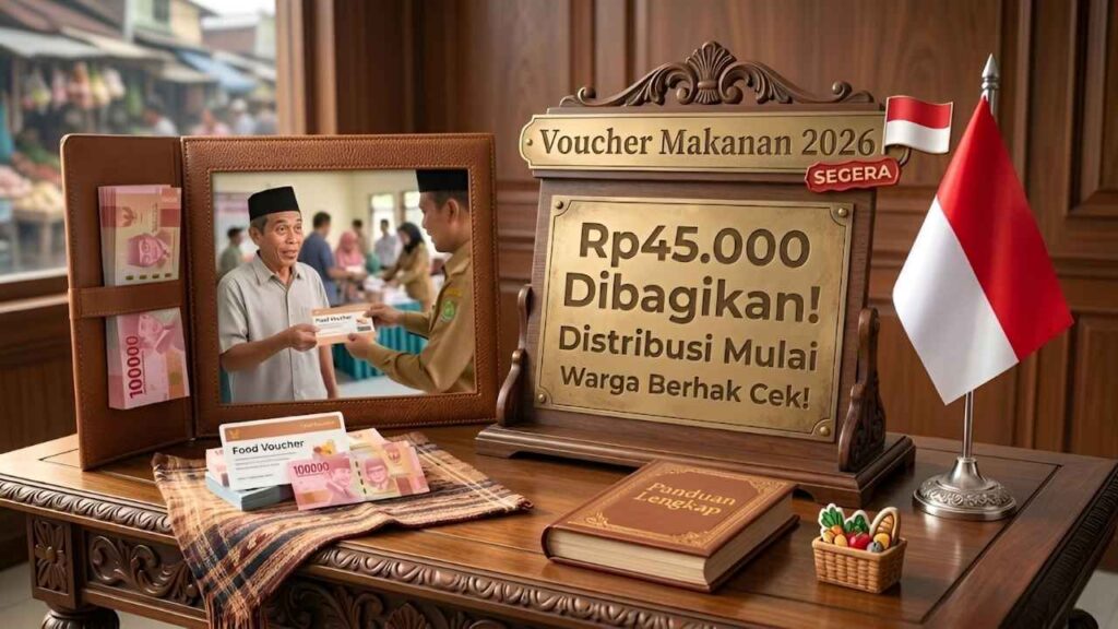 Program Bantuan Voucher Makanan Rp45.000 Indonesia 2026 Panduan Resmi Penerima Manfaat dan Proses Administrasi