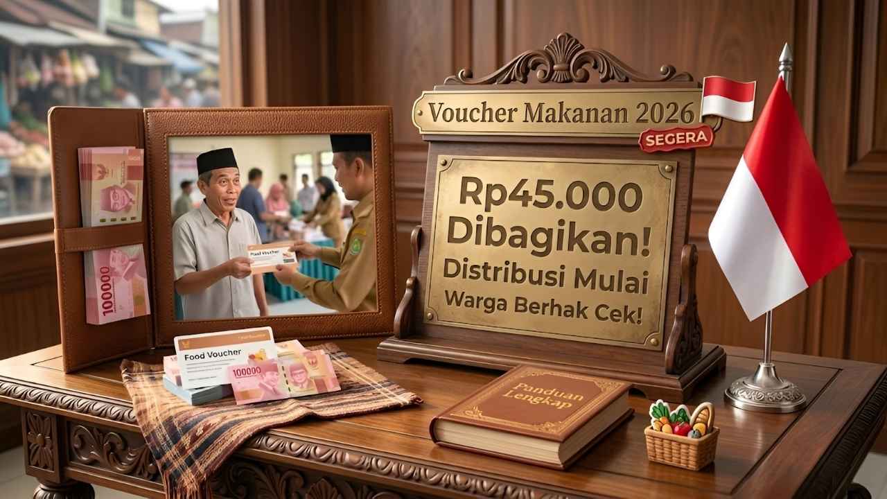 Program Bantuan Voucher Makanan Rp45.000 Indonesia 2026 Panduan Resmi Penerima Manfaat dan Proses Administrasi