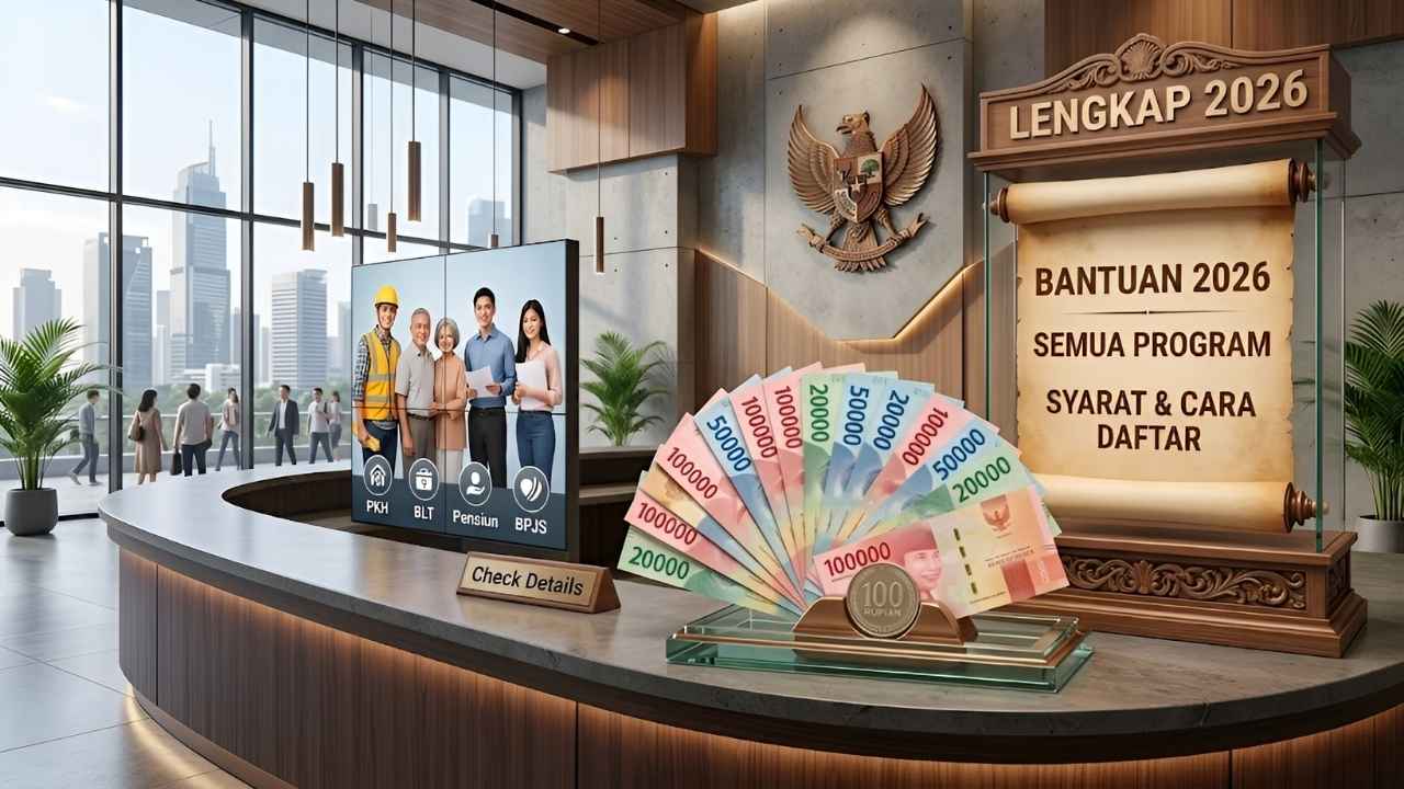 Bantuan Pemerintah Indonesia 2026 Informasi Lengkap PKH BLT dan Program Pensiun BPJS