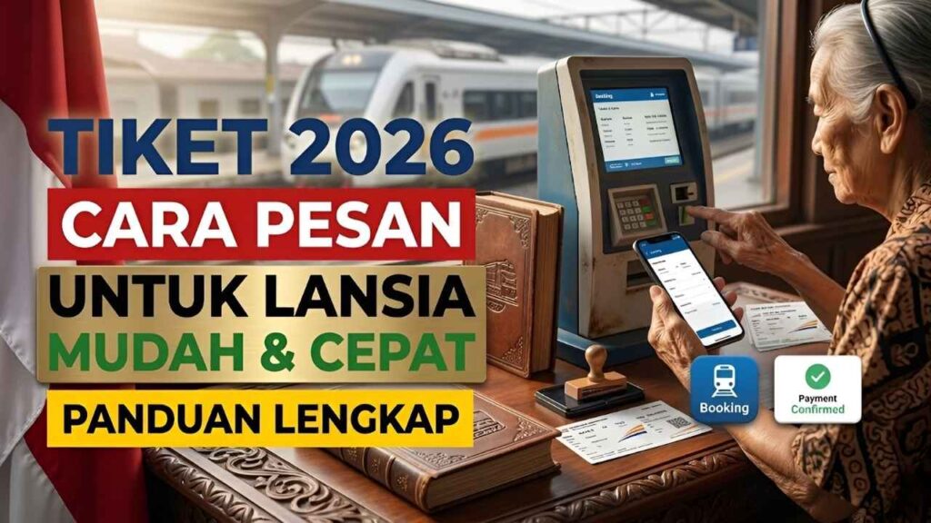 Aturan Baru Tiket Kereta 2026 Panduan Praktis Pemesanan untuk Lansia di Indonesia