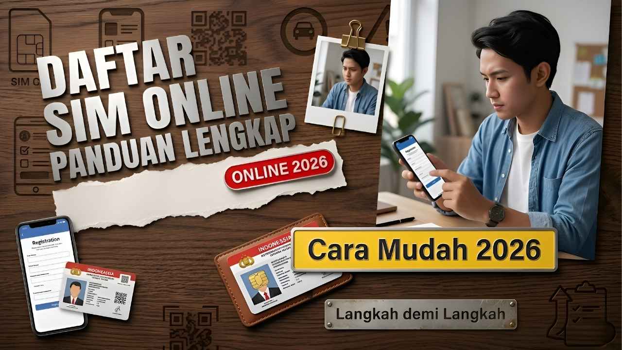 Pendaftaran SIM Online Indonesia 2026 Informasi Resmi Persyaratan Proses Ujian dan Pembayaran Digital