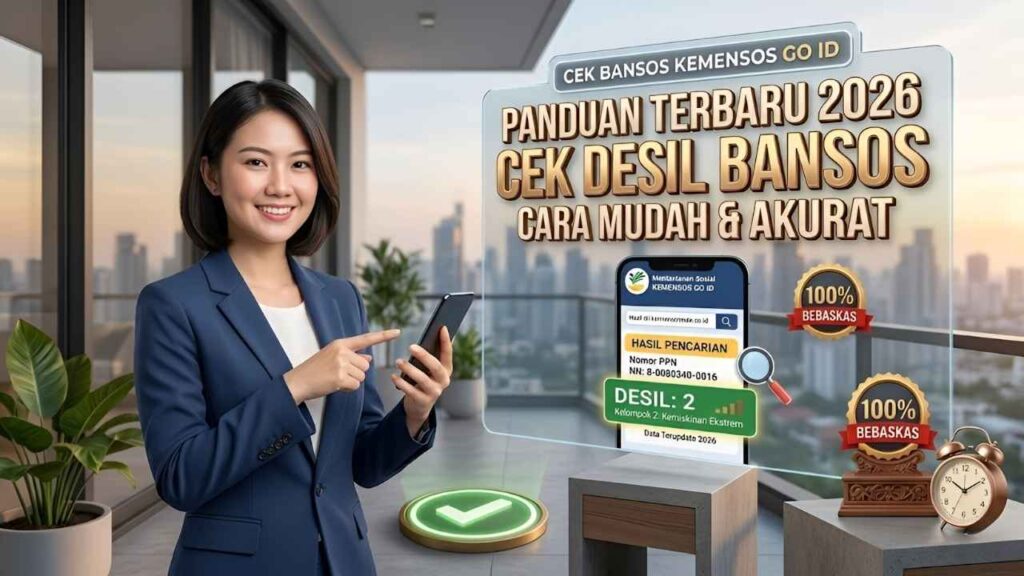 Panduan Lengkap Cek Desil Bansos 2026 Informasi Akurat dari Kemensos Go Id untuk Masyarakat