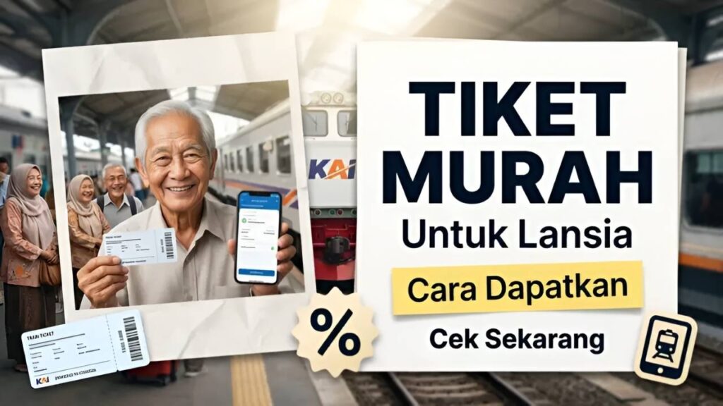 Tiket Kereta Murah untuk Lansia 2026 Syarat Cara Beli dan Informasi Resmi di Indonesia