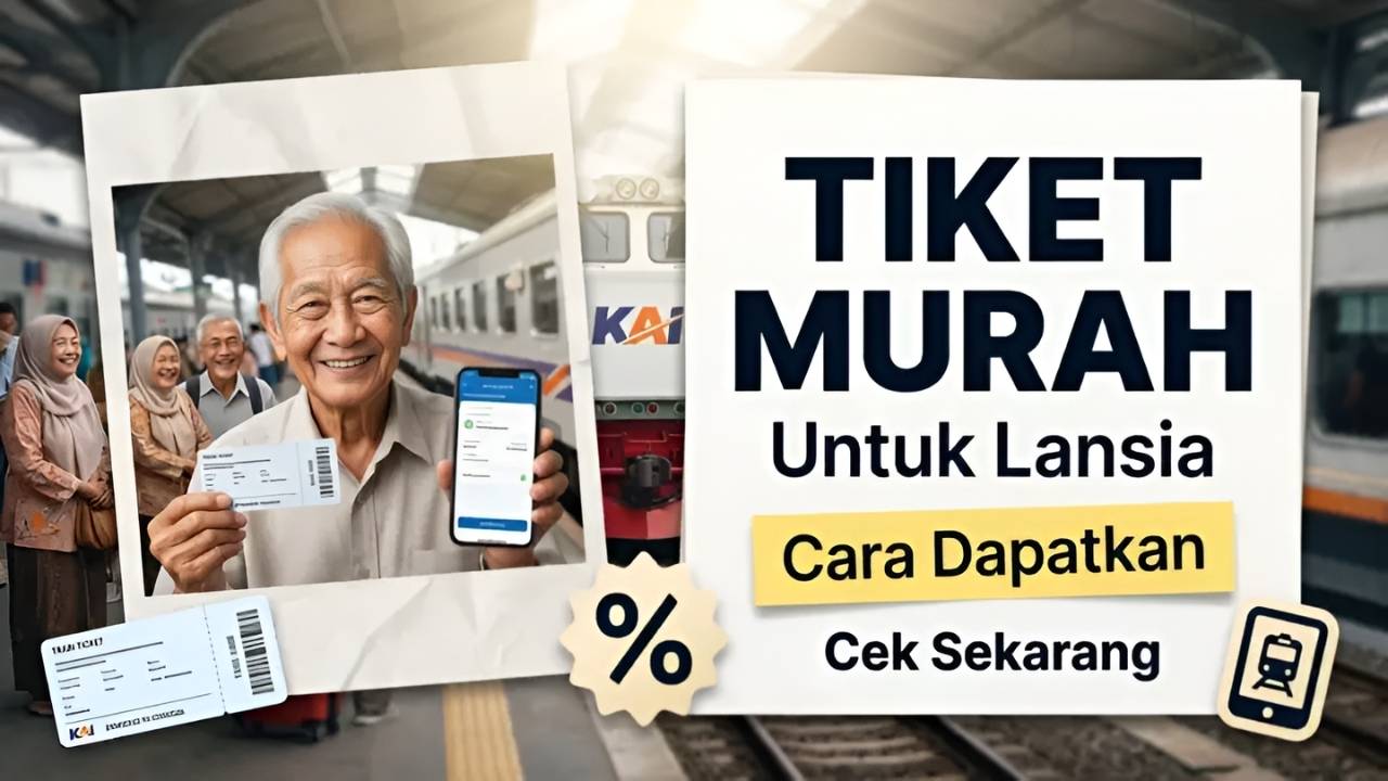 Tiket Kereta Murah untuk Lansia 2026 Syarat Cara Beli dan Informasi Resmi di Indonesia