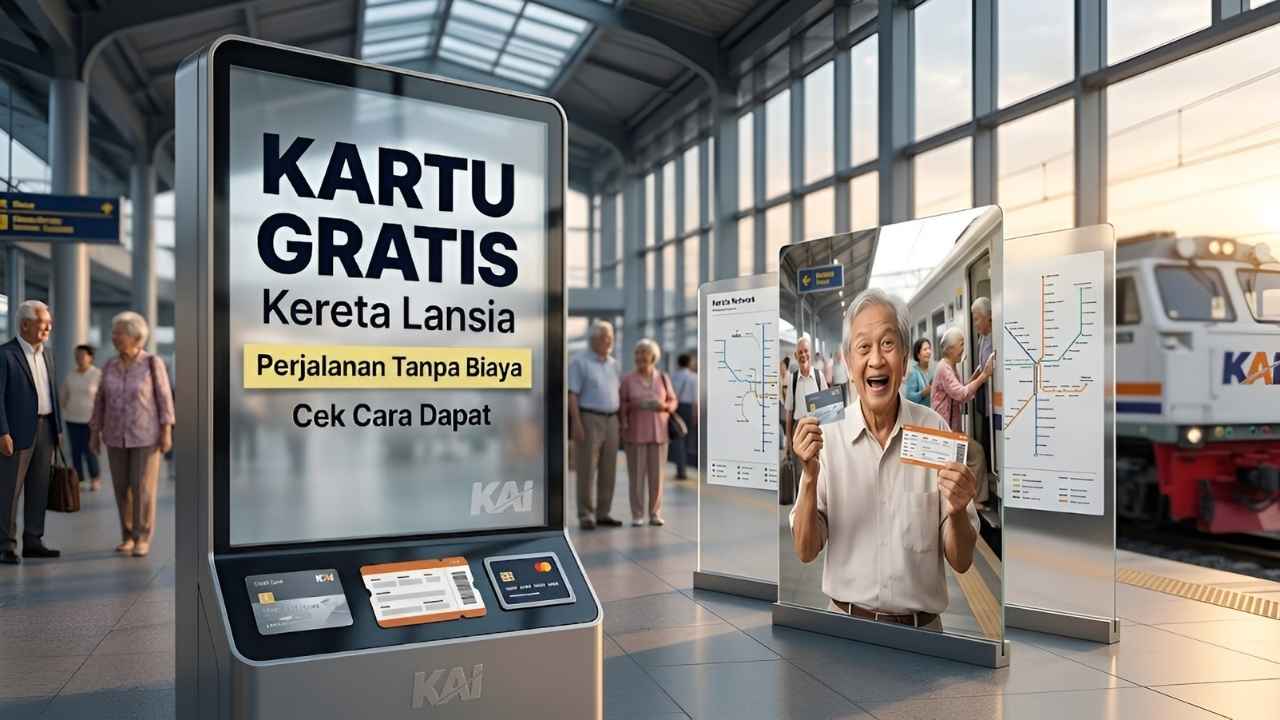 Cara Daftar Kartu Perjalanan Kereta Gratis Lansia 2026 Informasi Valid Pemerintah Indonesia
