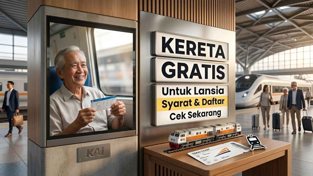Program Perjalanan Kereta Gratis Lansia 2026 Syarat Resmi dan Cara Daftar di Indonesia
