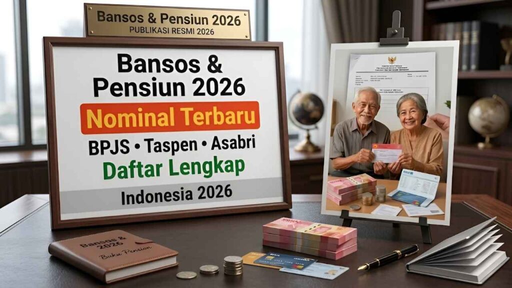 Bantuan Sosial & Pensiun Indonesia 2026 Panduan Lengkap Syarat Daftar BPJS Taspen Asabri dan Besaran Hak