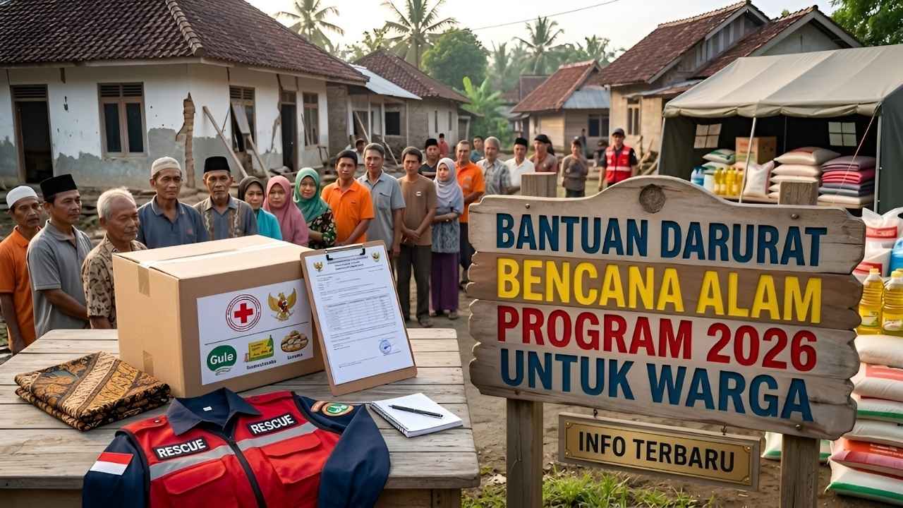 Bantuan Sosial Darurat 2026 Program Pemerintah untuk Penanggulangan Bencana Alam di Indonesia