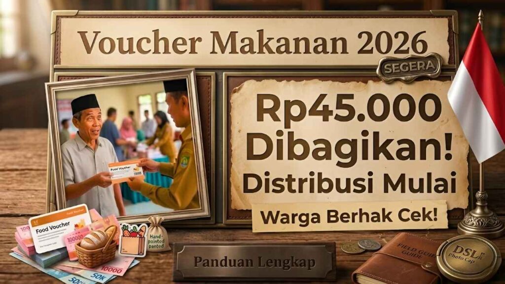 Distribusi Voucher Makanan Rp45.000 2026: Panduan Lengkap bagi Warga Penerima Manfaat Resmi