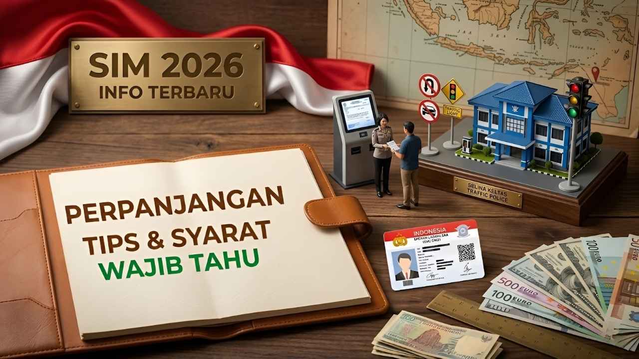 Perpanjang SIM Hilang 2026 Informasi Resmi Syarat Dokumen dan Proses di Indonesia