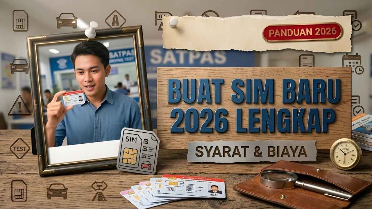Cara Membuat SIM Baru 2026 Syarat Biaya Jadwal Ujian dan Panduan Pendaftaran Resmi