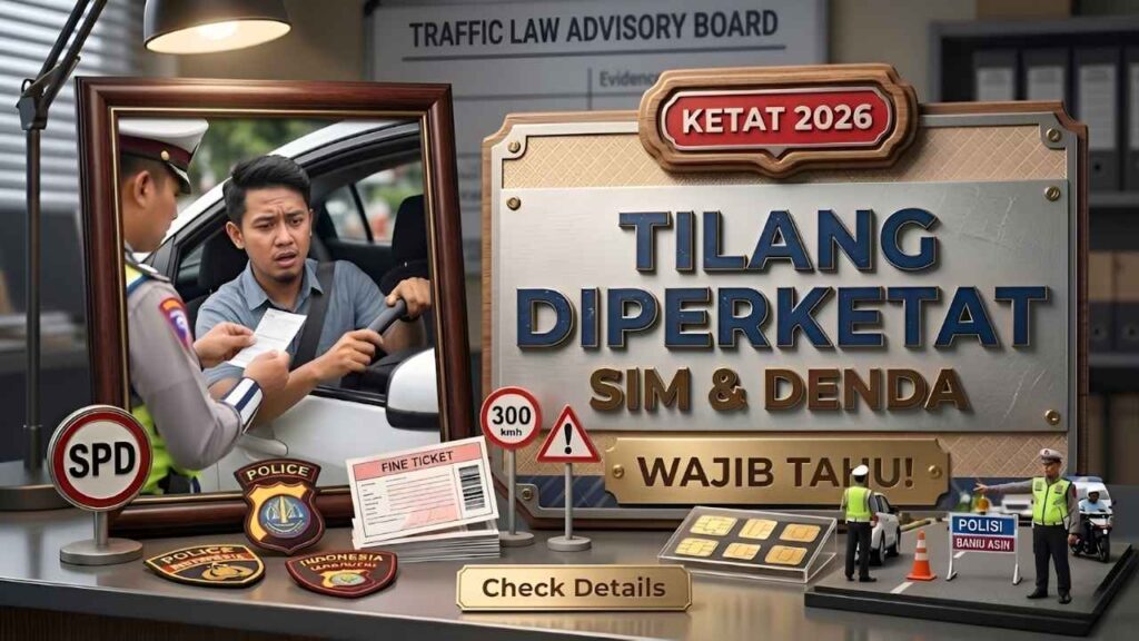 Panduan Tilang SIM 2026 Syarat Denda dan Ketentuan Pencabutan SIM