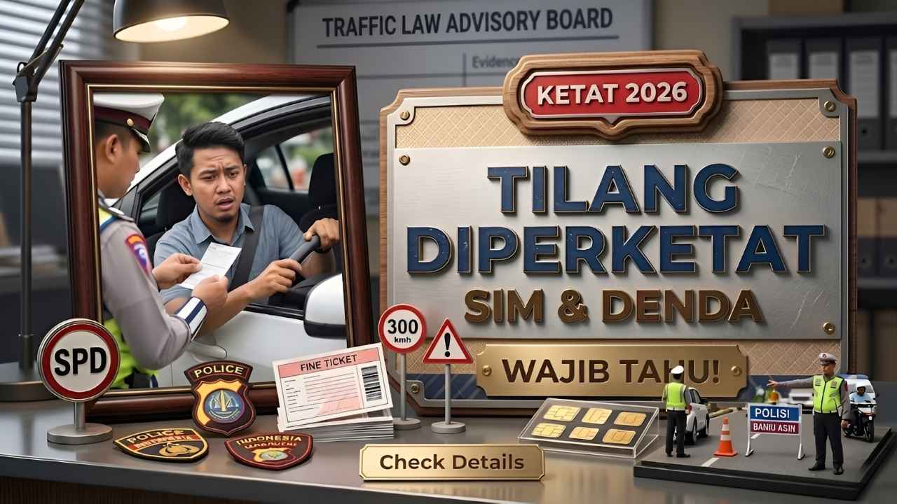 Panduan Tilang SIM 2026 Syarat Denda dan Ketentuan Pencabutan SIM